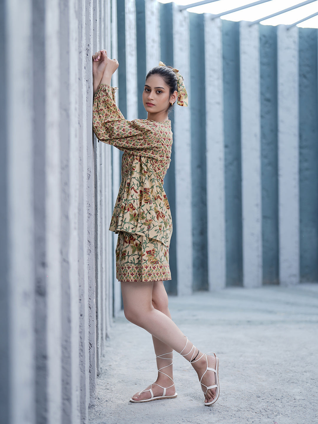 Arianna Hand Block Printed Co-Ord Set