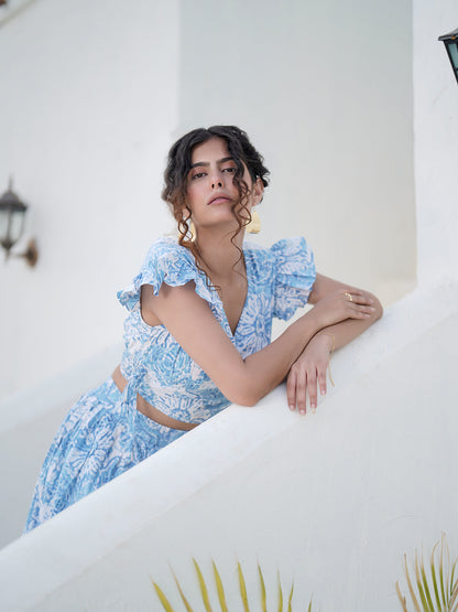 Alessia Hand Block Printed Co-Ord Set