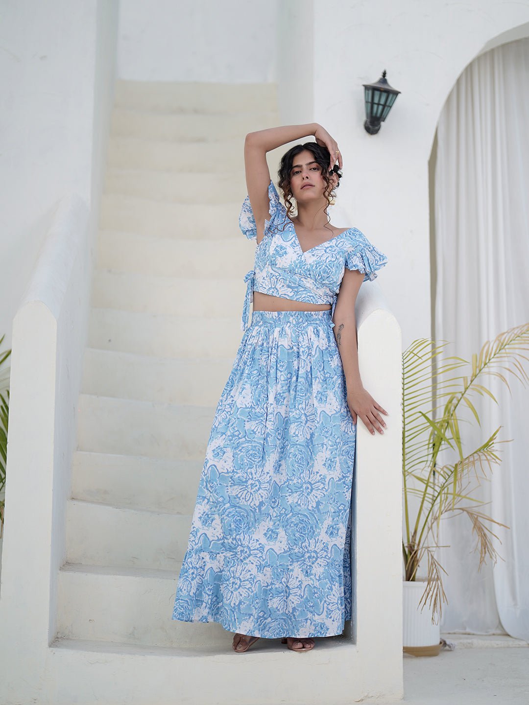 Alessia Hand Block Printed Co-Ord Set