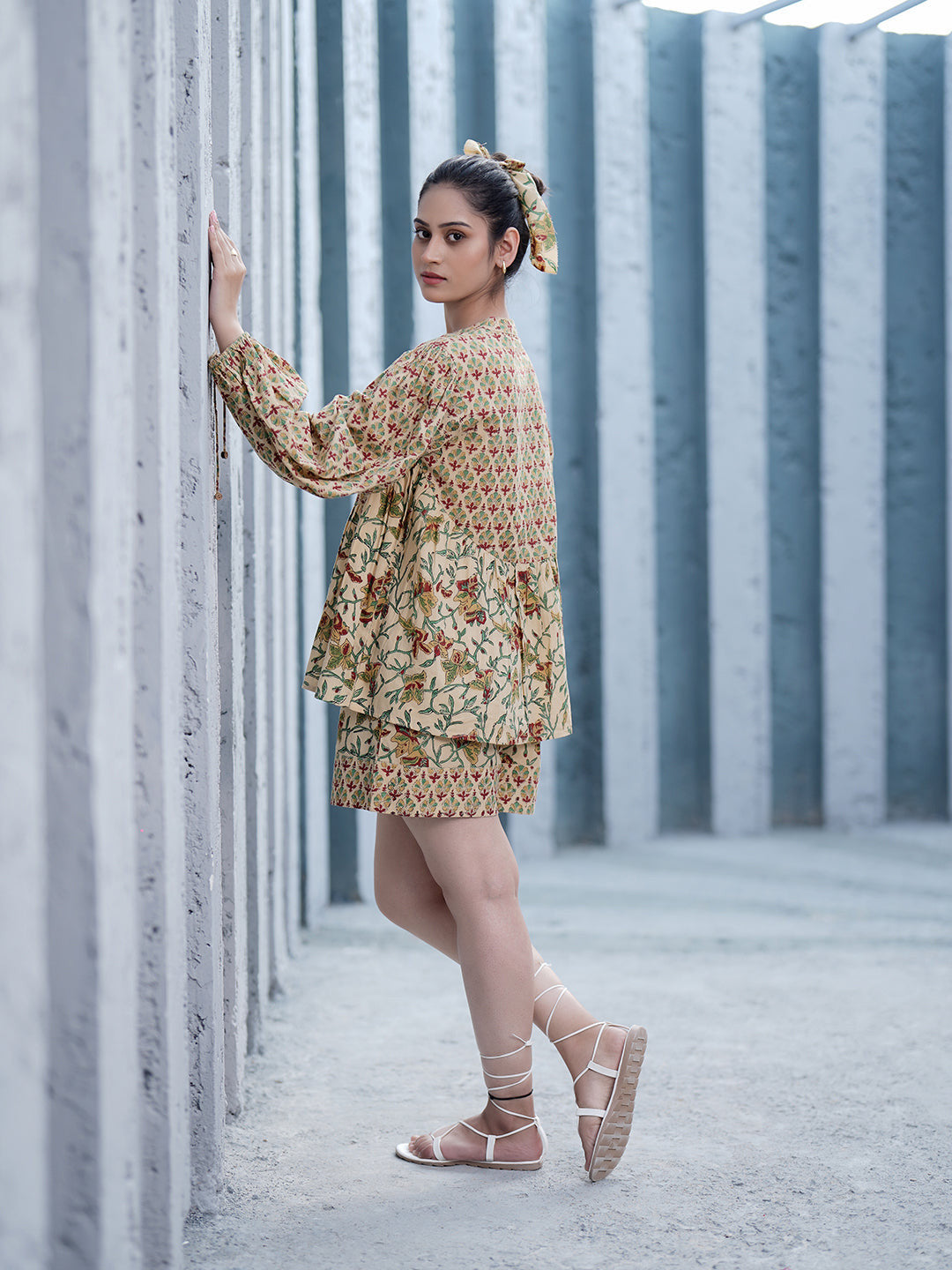 Arianna Hand Block Printed Co-Ord Set
